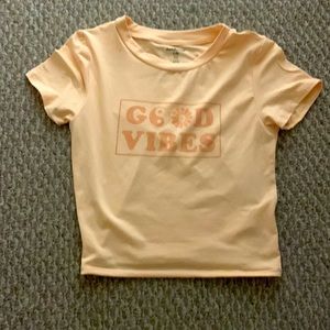 Charlotte Russe. Good vibes shirt. (not online)